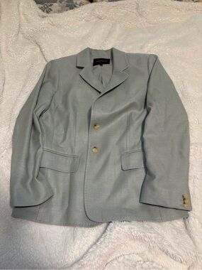 Lafayette 148 New York Light sage green Single-Breasted Blazer